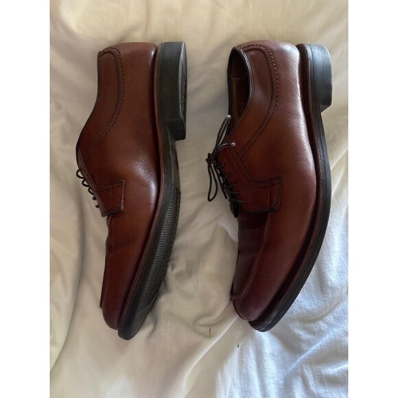 Allen Edmonds Brown Leather Lace-Up Mens Dress Shoes Size 8 3E Oxfords - Picture 2 of 11